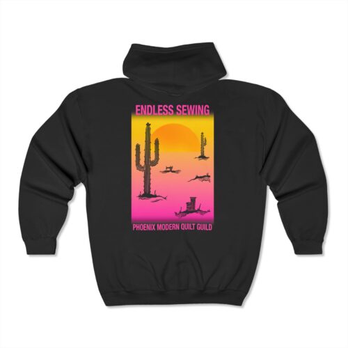 PHXMQG Endless Sewing Full Zip Hooded Sweatshirt