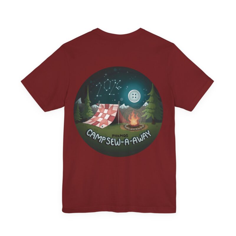 2026 Camp Sew-A-Away Unisex Jersey Short Sleeve Tee